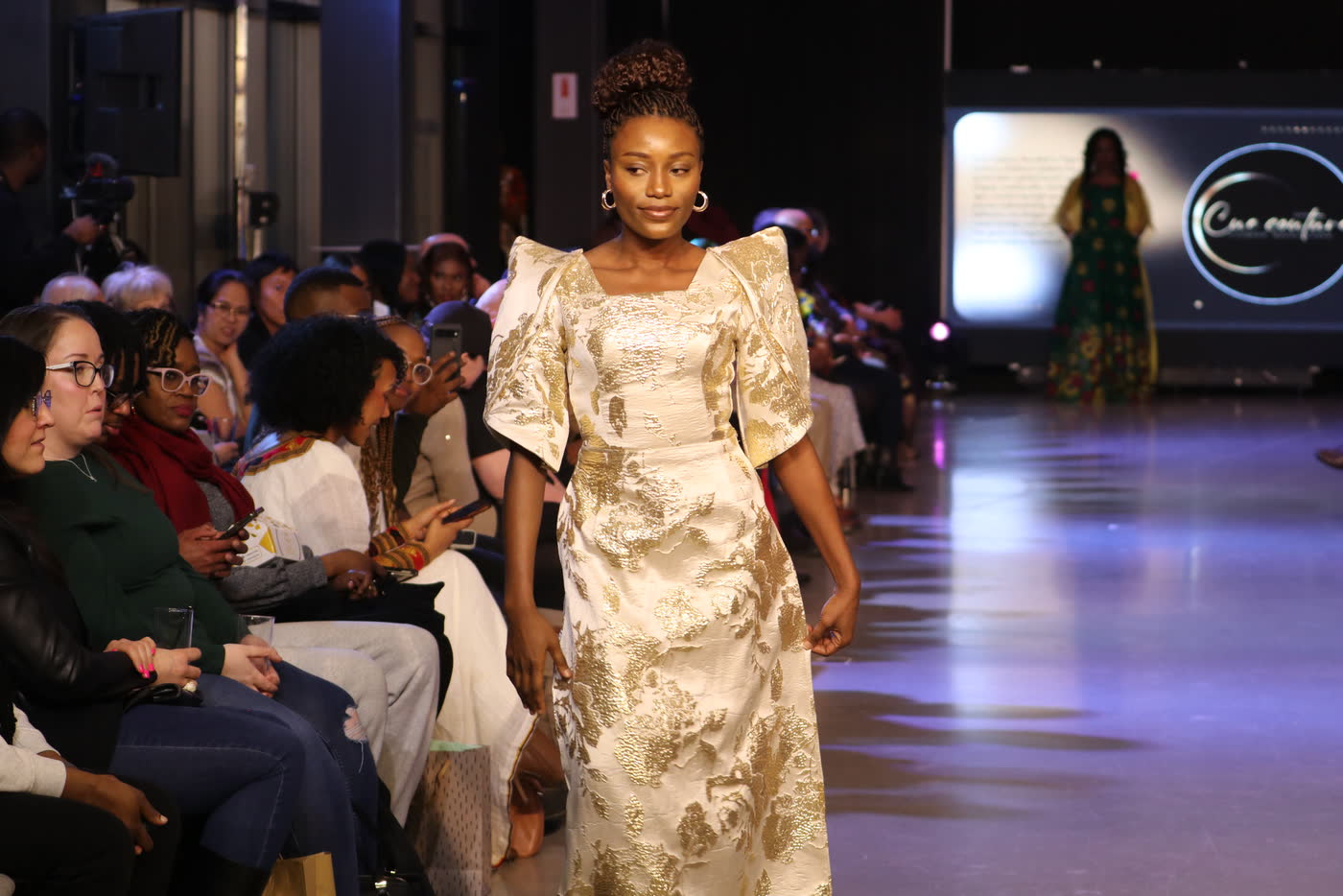 Fashion show portrait