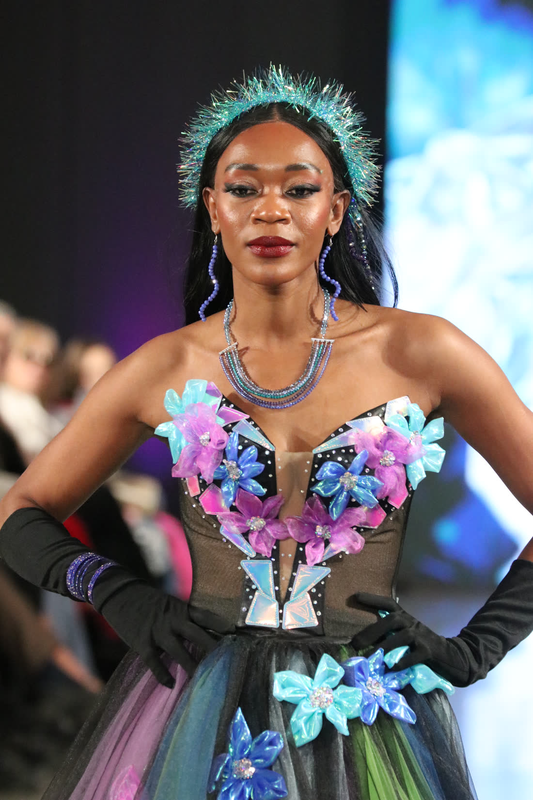 Fashion show portrait