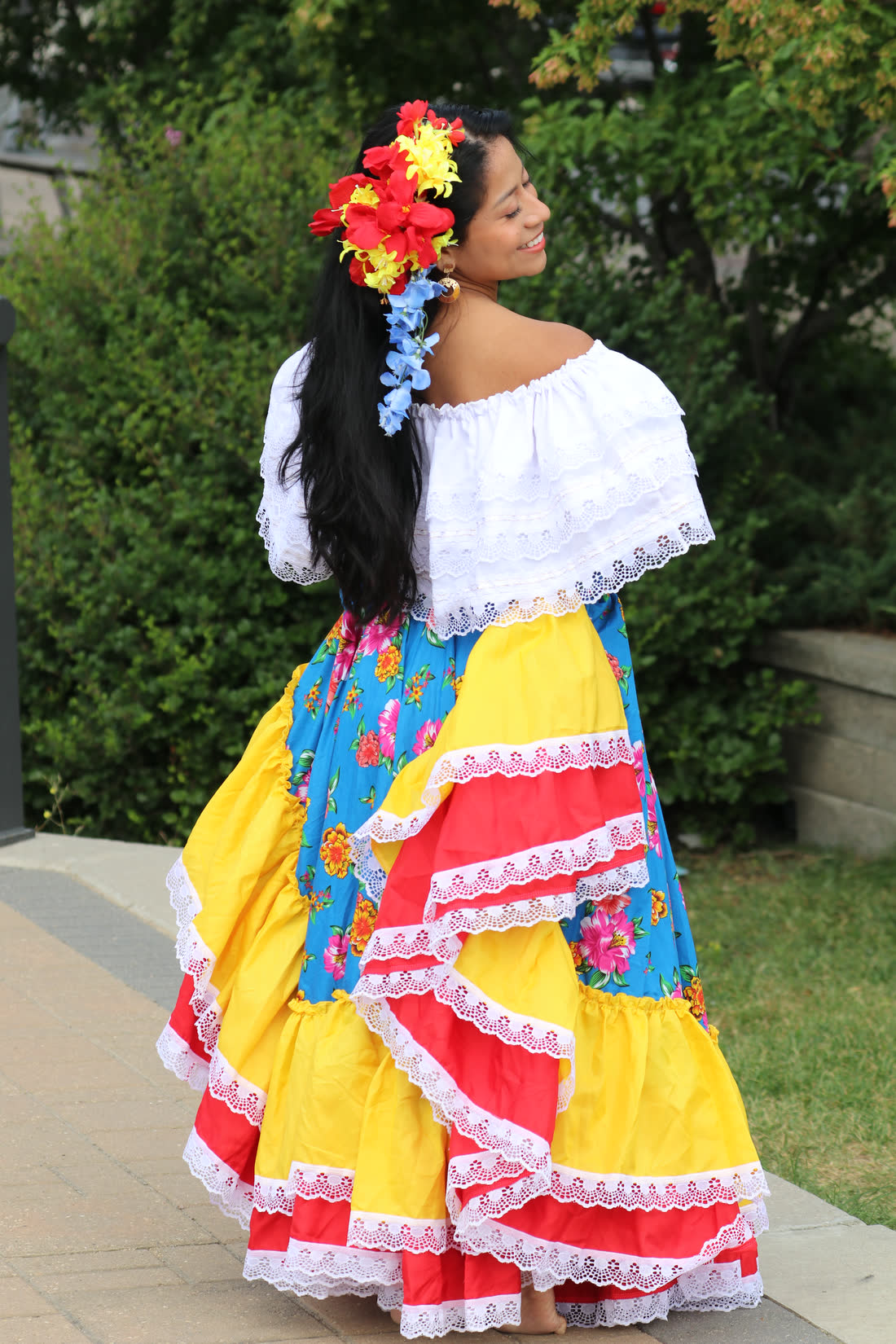 Cultural dress portrait